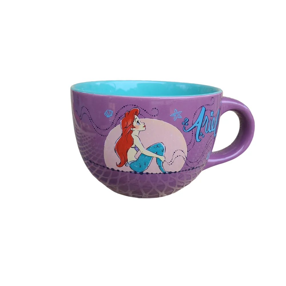 Disney Princess Ariel 24oz Mug and  Princess Friends 8oz Cup Set